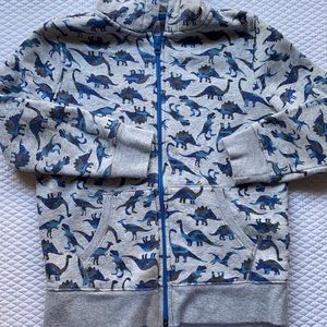 Size Medium Dinosaur Hoodie Blue